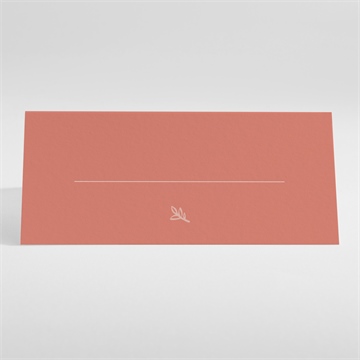 Marque-place communion colombe dorée - Dos du marque-place