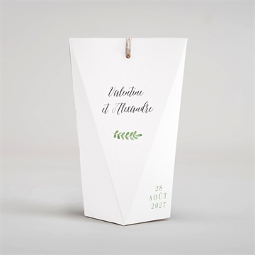 Boîte surprise mariage fraicheur d'été - Dos de la boîte