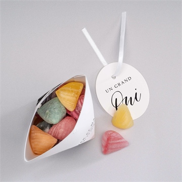 Boîte surprise mariage liés pour toujours - Intérieur de la boîte