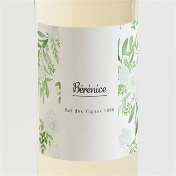 Etiquette de bouteille communion ornements