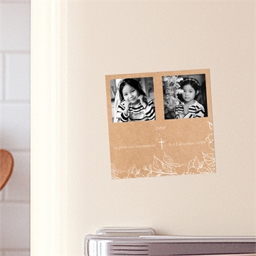 Faire-part communion illuminations magnet