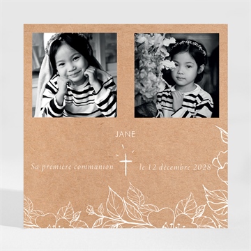 Faire-part communion illuminations magnet - Mise en situation