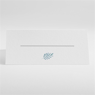 Marque-place communion aquarelle sacrée - Dos du marque-place