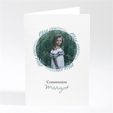 Menu communion aquarelle sacrée