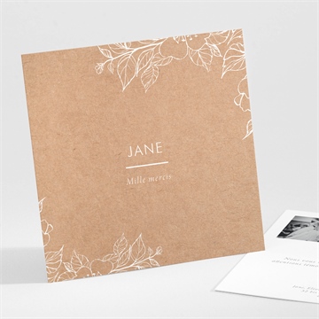 Remerciement communion illuminations portrait