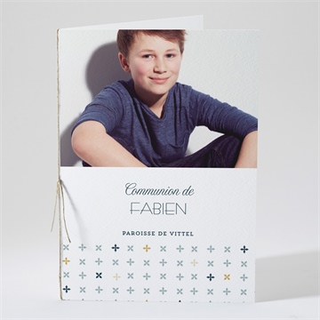 Livret de messe communion ambiance art déco