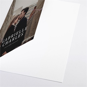 Livret de messe mariage un point c'est nous - Détail du livret