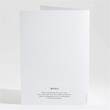 Livret de messe mariage un point c'est nous - Dos du livret