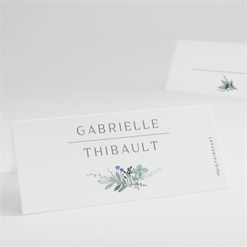 Marque-place mariage poésie d'aquarelle