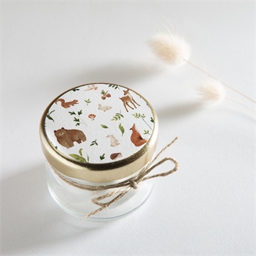 Sticker naissance compères - Mise en situation