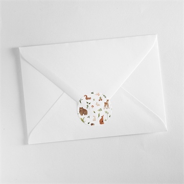 Sticker naissance compères - Mise en situation