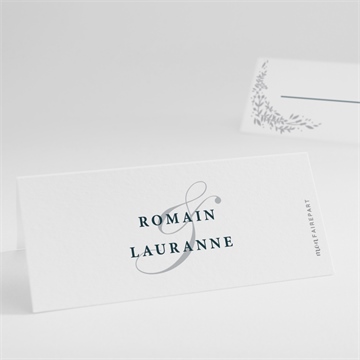 Marque-place mariage en relief