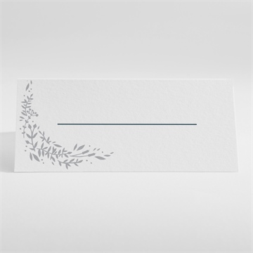 Marque-place mariage en relief - Dos du marque-place