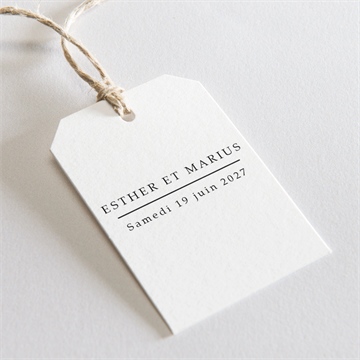 Etiquette mariage liés pour toujours duo