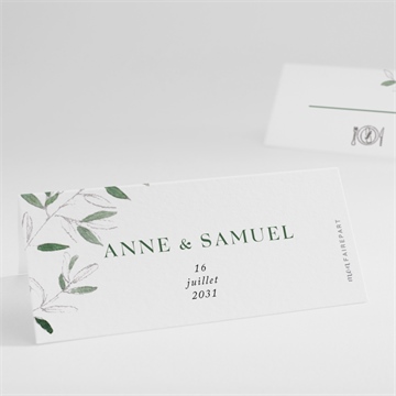 Marque-place mariage la belle histoire