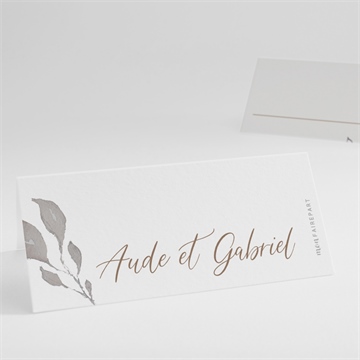 Marque-place mariage élégance