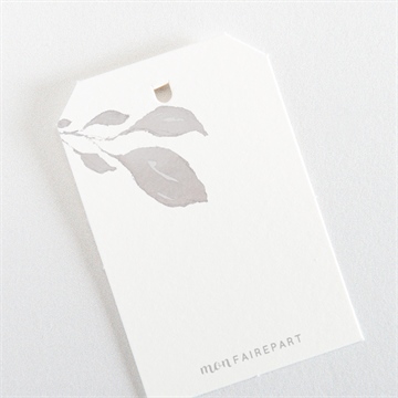 Etiquette mariage élégance rose - Dos de l'étiquette