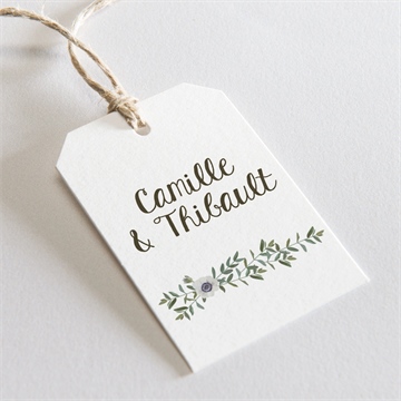 Etiquette mariage couronne d'olivier