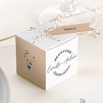 Boîte de dragées mariage tellement nous