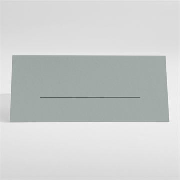 Marque-place mariage vert laurier - Dos du marque place