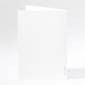 Menu mariage tellement nous - Dos du menu