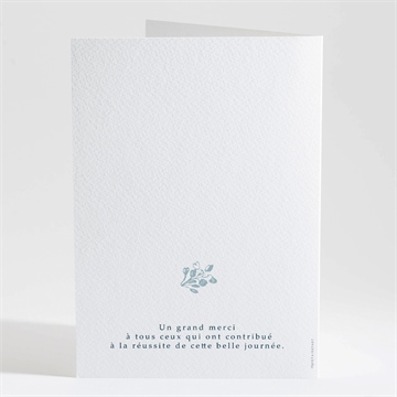 Livret de messe mariage jouy exclusif - Dos du livret