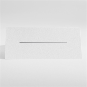 Marque-place mariage epuré - Dos du marque-place