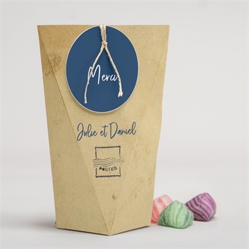 Boîte surprise mariage notre télégramme accordéon