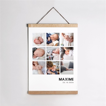 Affiche naissance éclats de vie