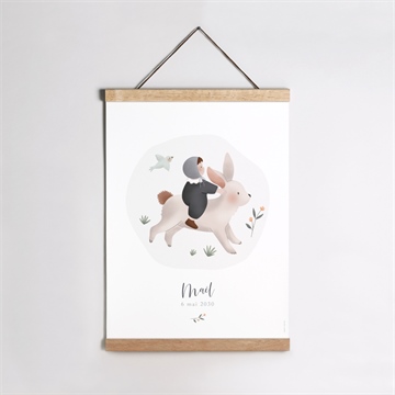 Affiche naissance petite escapade