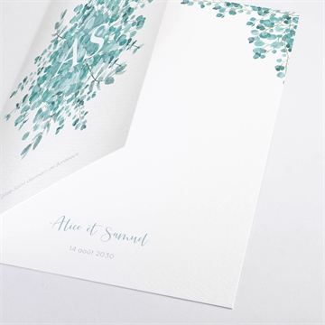 Livret de messe mariage tourbillonnant - Détail du livret