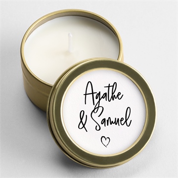 Bougie mariage juste nous