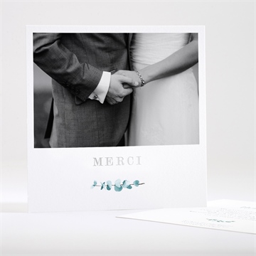 Remerciement mariage tourbillonnant