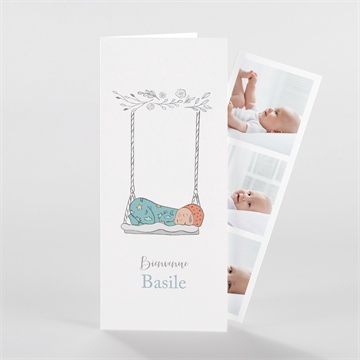 Faire-part naissance douce sieste