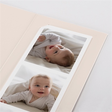 Faire-part naissance enfantine - Détail du faire-part