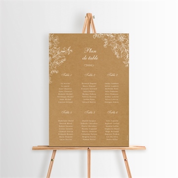 Plan de table mariage réf. N26078