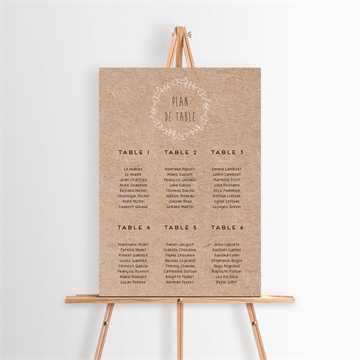 Plan de table mariage réf. N26079