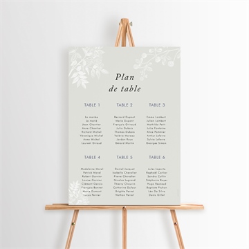 Plan de table mariage réf. N26086