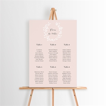 Plan de table mariage réf. N26087