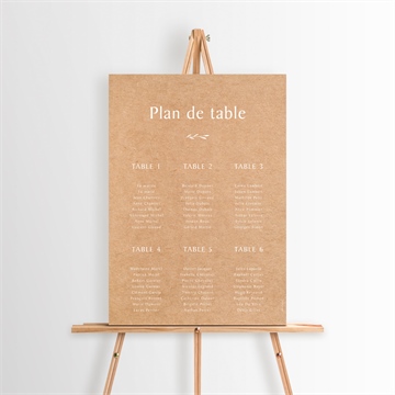Plan de table mariage réf. N26090