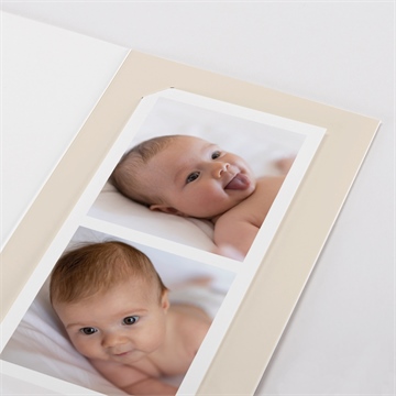 Faire-part naissance petit couffin - Détail du faire-part