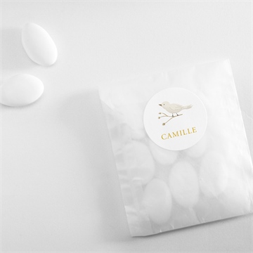 Sticker naissance célébration - Mise en situation