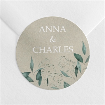 Sticker mariage intimité ensemencé