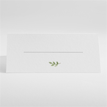 Marque-place mariage balade champetre - Dos du marque-place