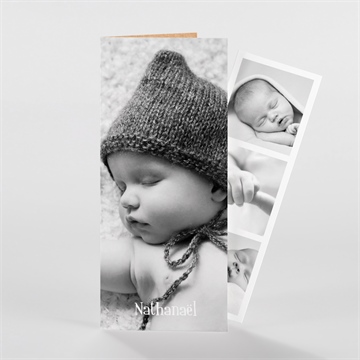 Faire-part naissance on vous présente photomaton