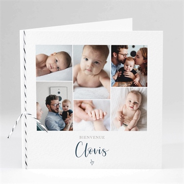 Carte pliée - carré