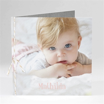 Carte pliée - carré