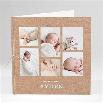 Carte pliée - carré