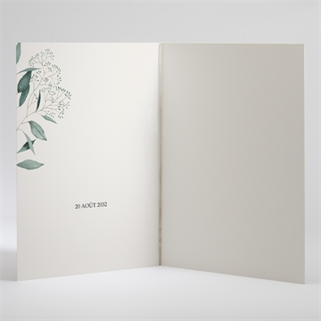 Livret de messe mariage intimité - Intérieur du livret