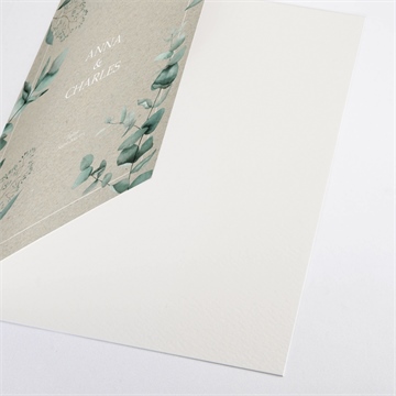 Livret de messe mariage intimité - Détail du livret